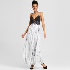 Tie-Dye Crochet Maxi Dress - NWT